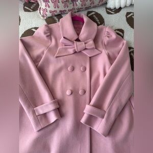Pink Double-Breasted Women's Coat DollsKill